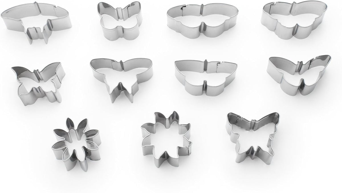 Fox Run Flower & Butterfly Cookie Cutter Set