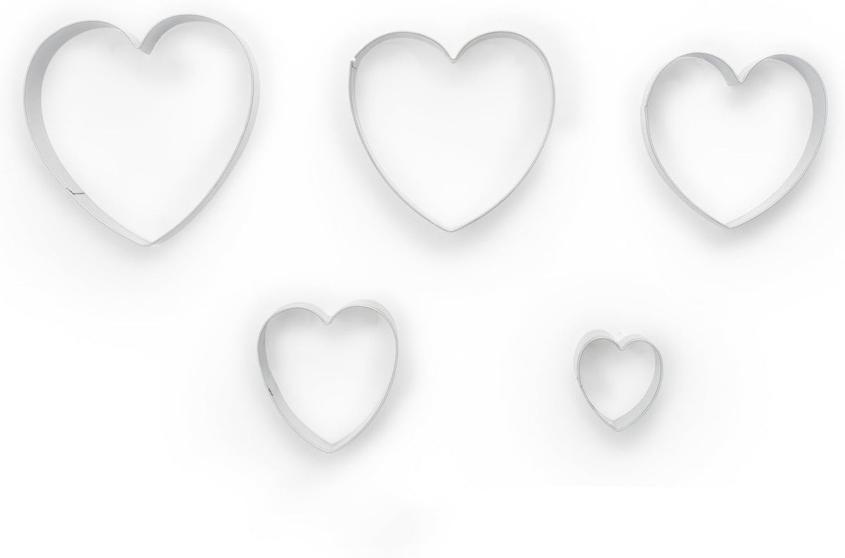 Fox Run Heart Cookie Cutter Set