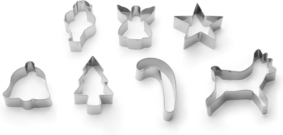Fox Run 7 Piece Christmas Cookie Cutter Set