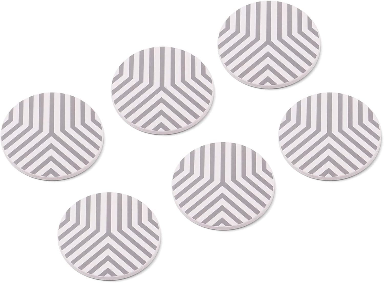 Fox Run Super Absorbent Ceramic Coaster Set of 6