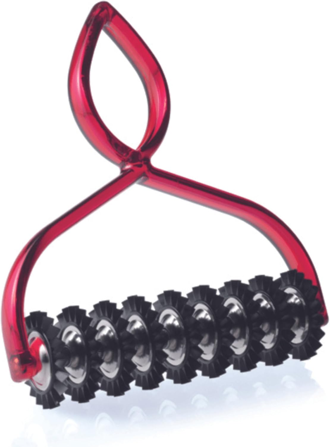 Marcato Pasta Bike Premium Adjustable Pasta Cutter, Red