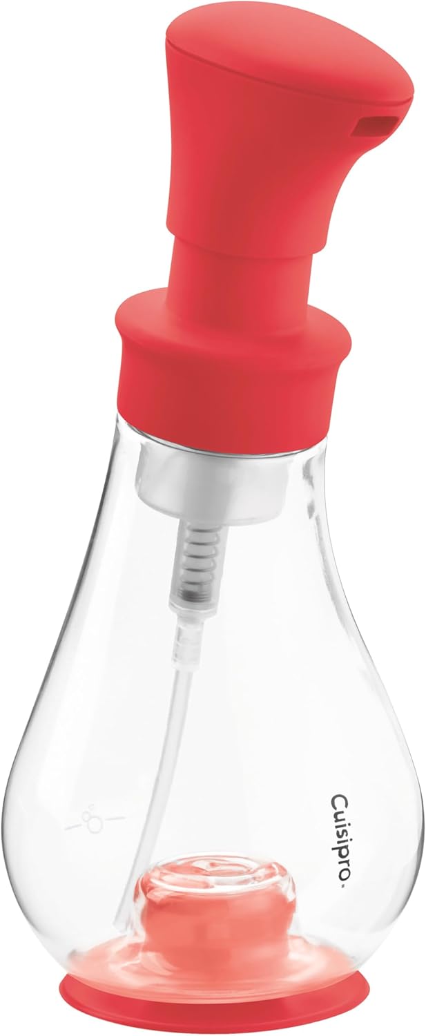 Cuisipro Foam Pump – 8.3&quot; / 21 cm – Red Cuisipro by Kitchen Niche