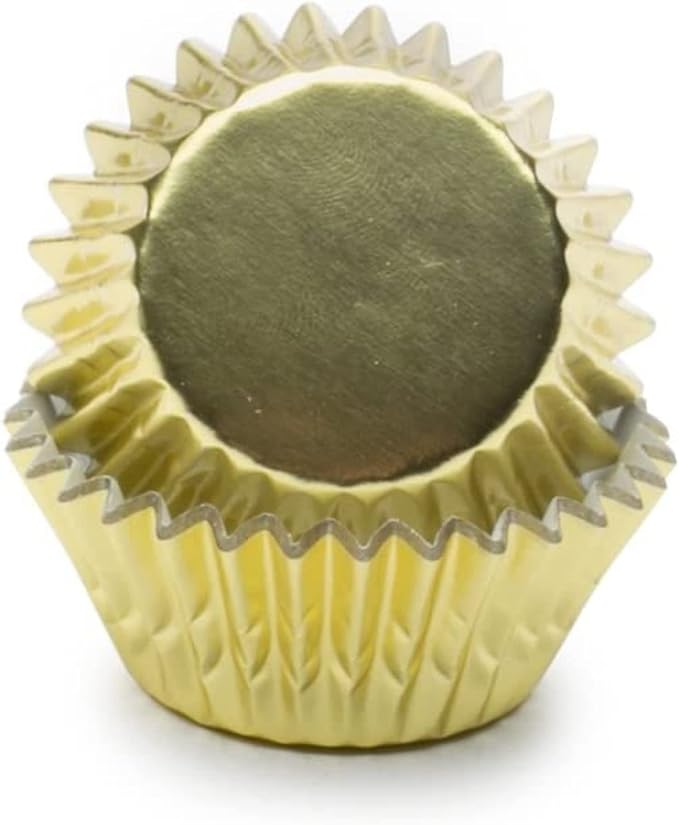 Fox Run Gold Foil Mini Baking Cups Set of 48