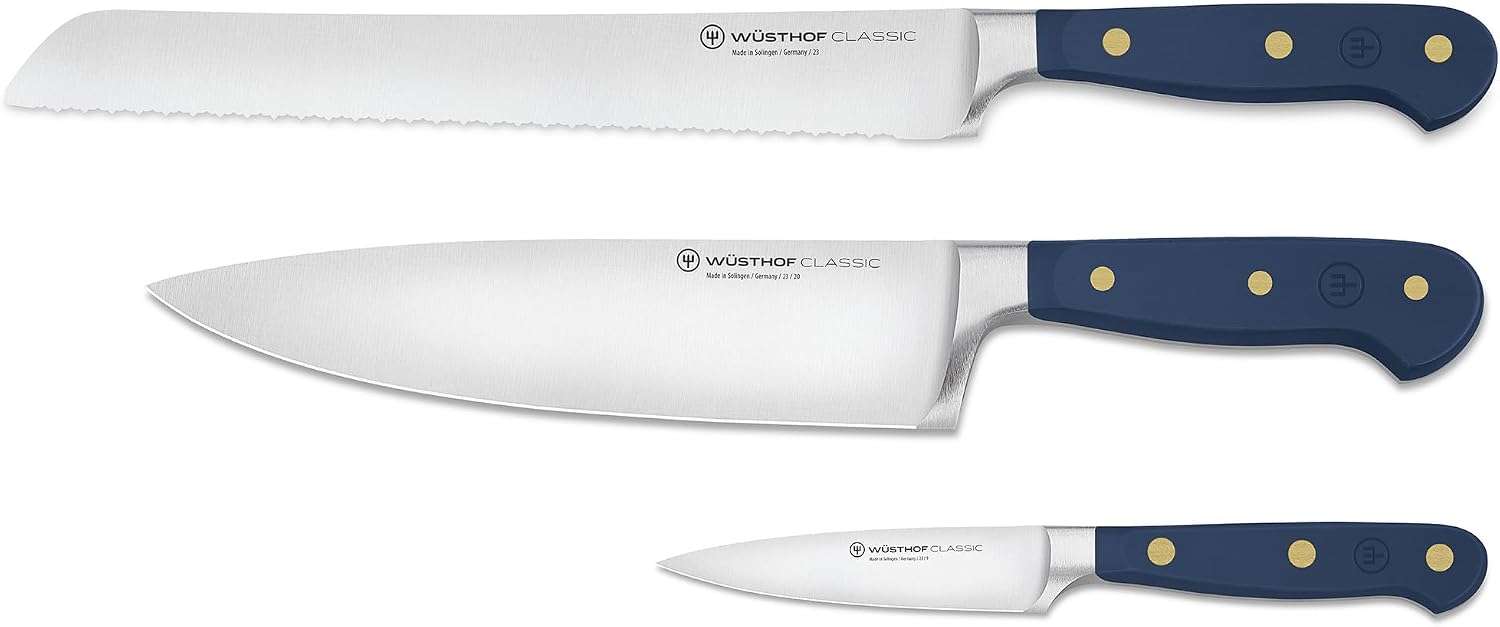Wüsthof Classic Wild Blueberry Essential Knife Set – 3 pcs