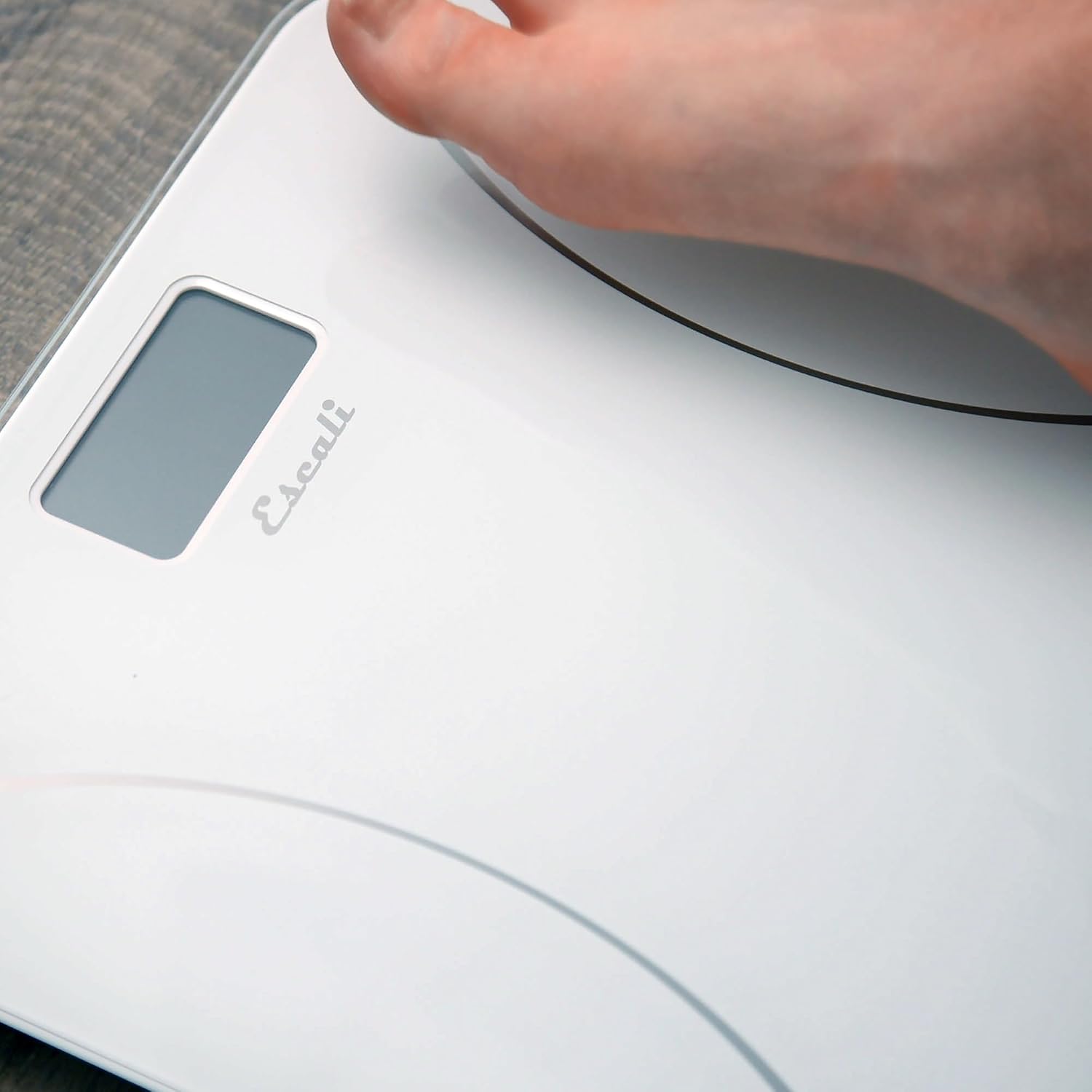Escali Kinetic Bathroom Scale – White