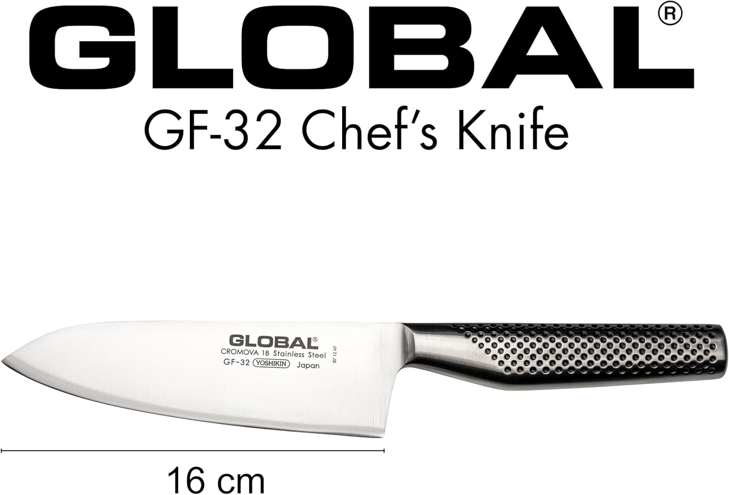 Global Chef’s Knife – 16 cm / 6.3"