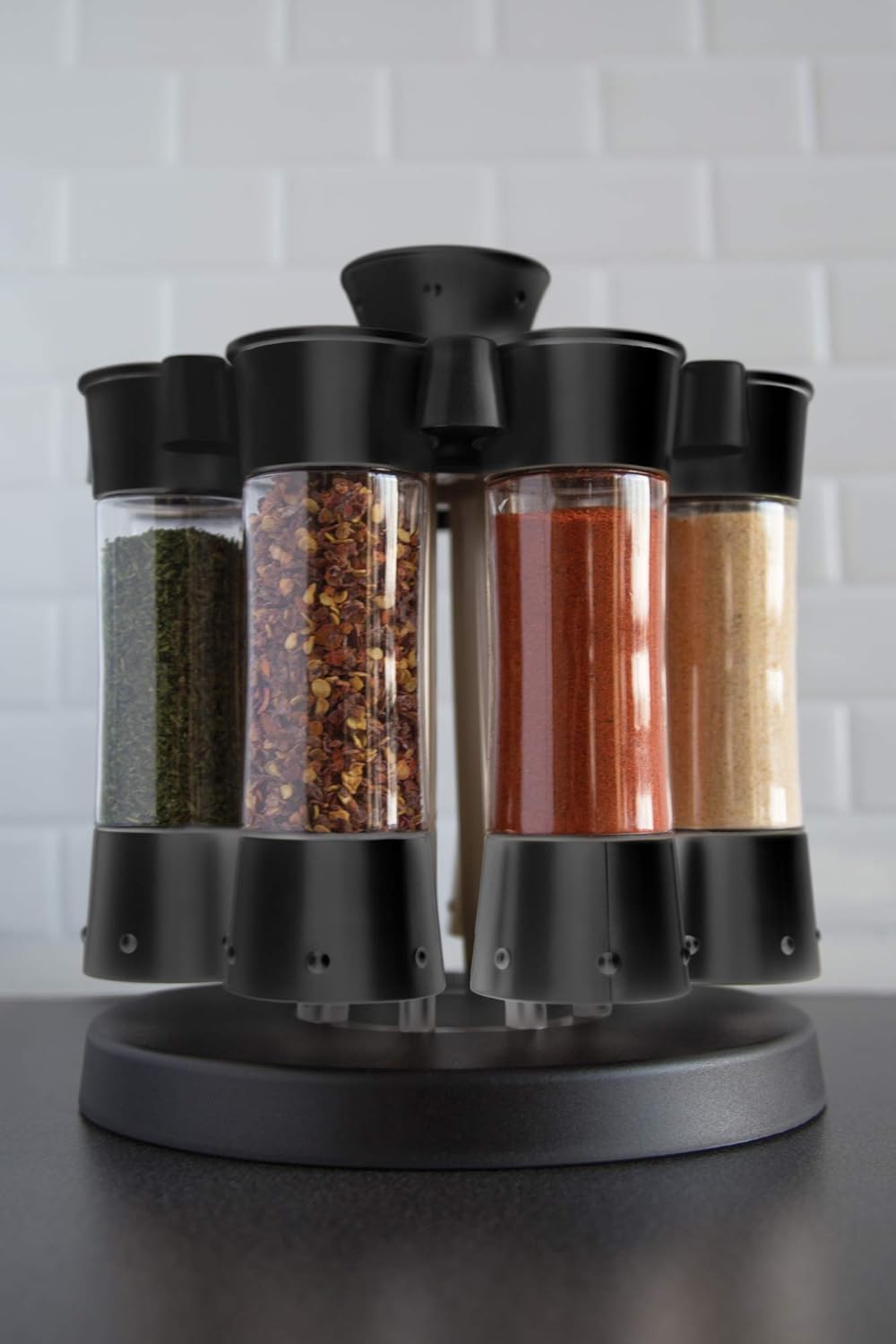 KitchenArt Elite AutoMeasure SpicePro Black Spice Carousel