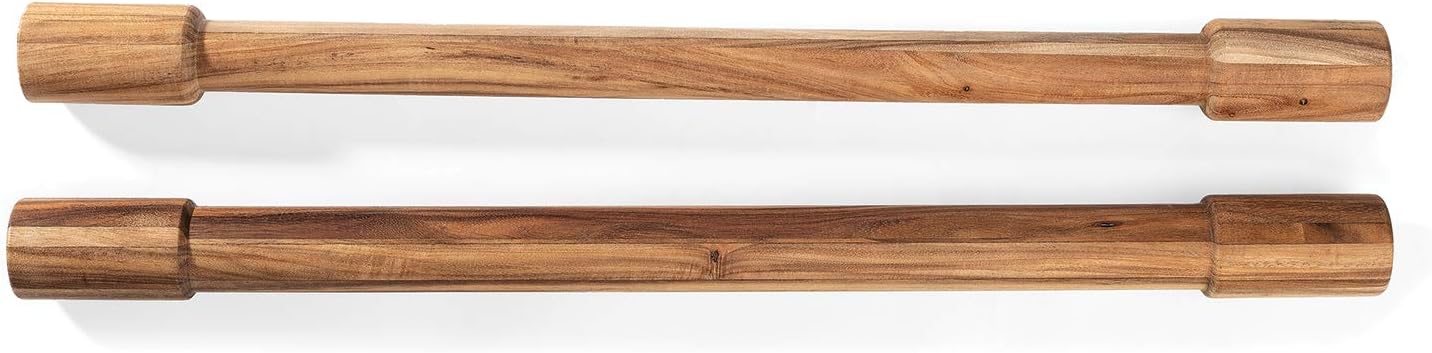 Ironwood Set of 2 Fixed Width Acacia Wood Rolling Pins