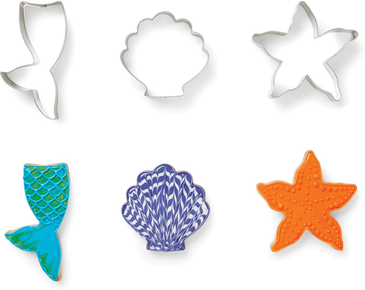 Fox Run Mermaid Cookie Cutter Set