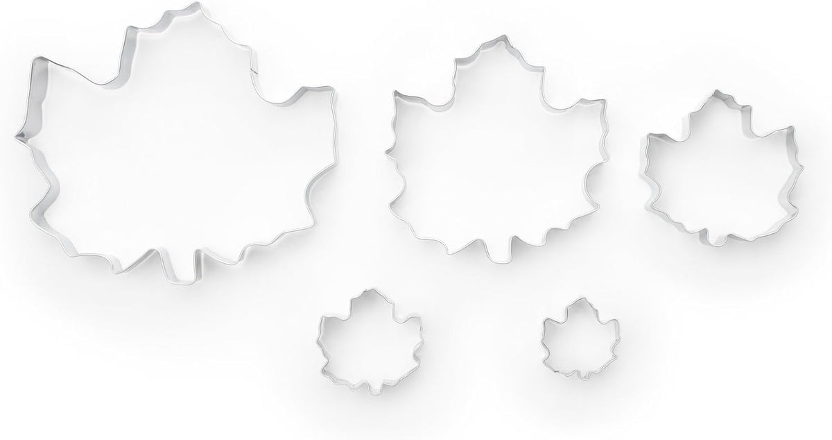 Fox Run Maple Leaf Cookie Cutter Set
