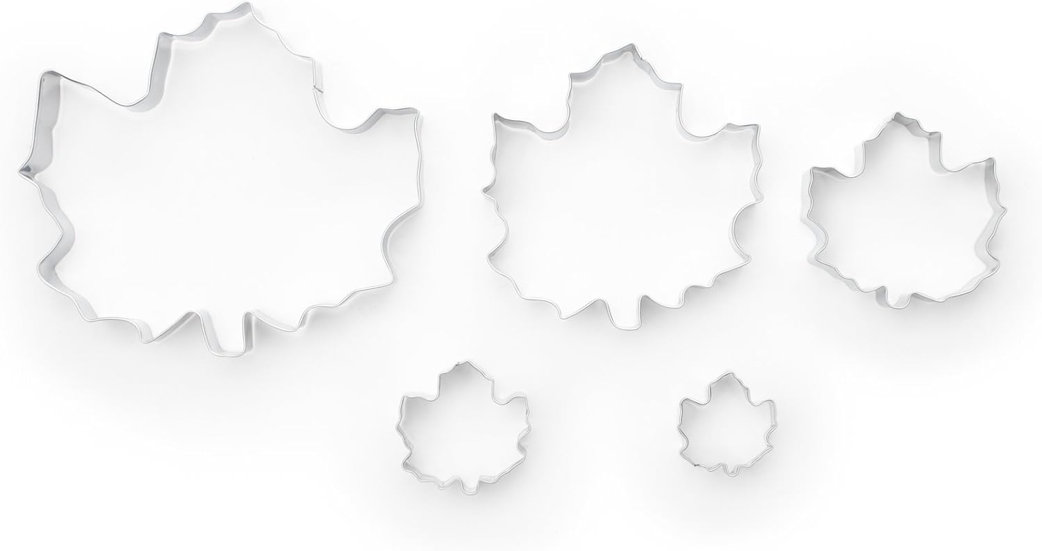 Fox Run Maple Leaf Cookie Cutter Set