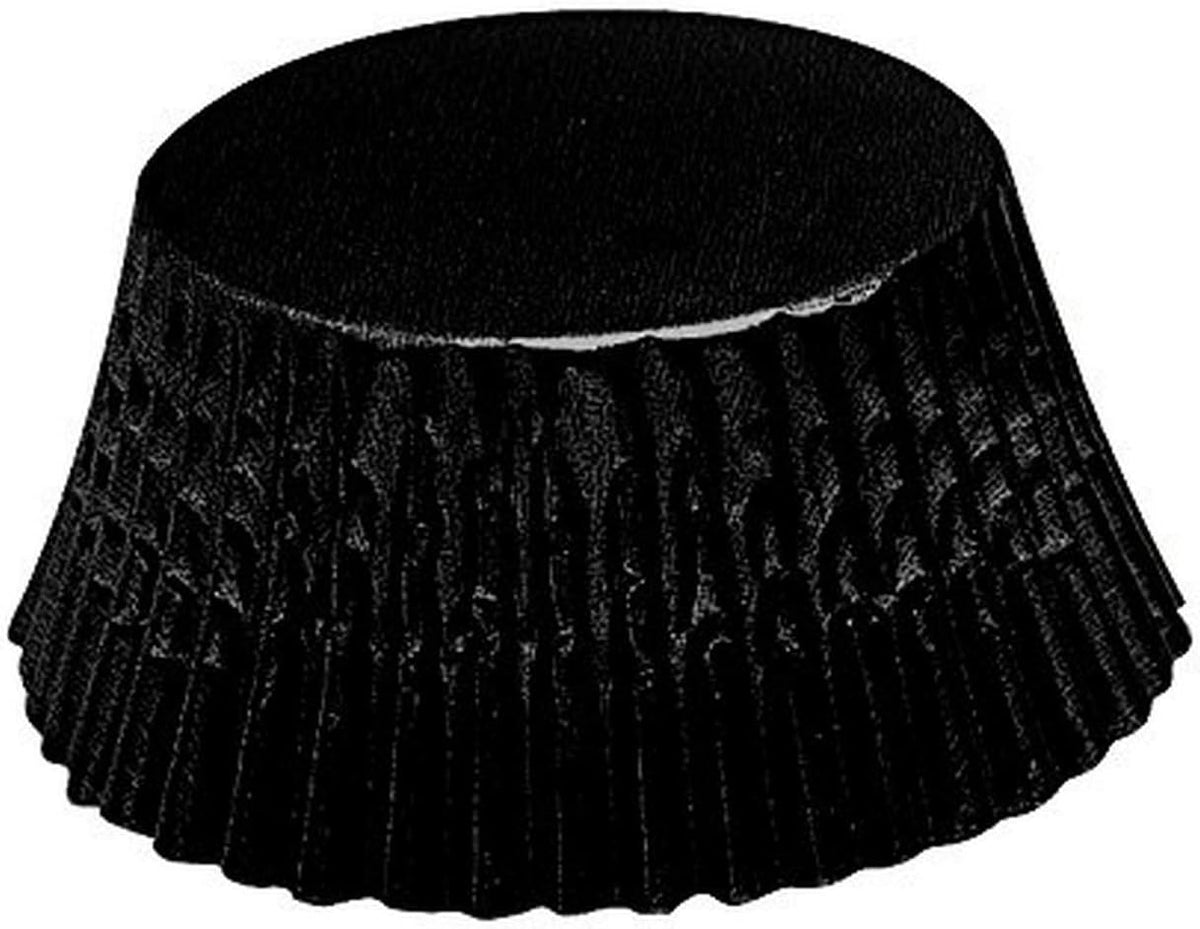 Fox Run Black Foil Baking Cups, Set of 32
