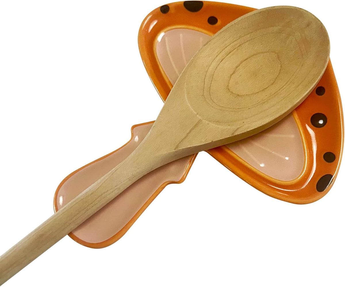 Fox Run Mushroom Ceramic Spoon Rest