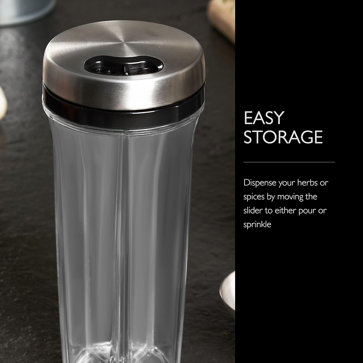 Cole & Mason Saunderton Spice Storage & Shaker – 8" / 20 cm