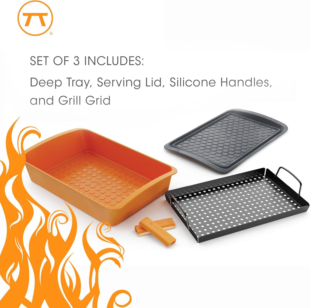 Outset Marinate, Grill & Serve Set