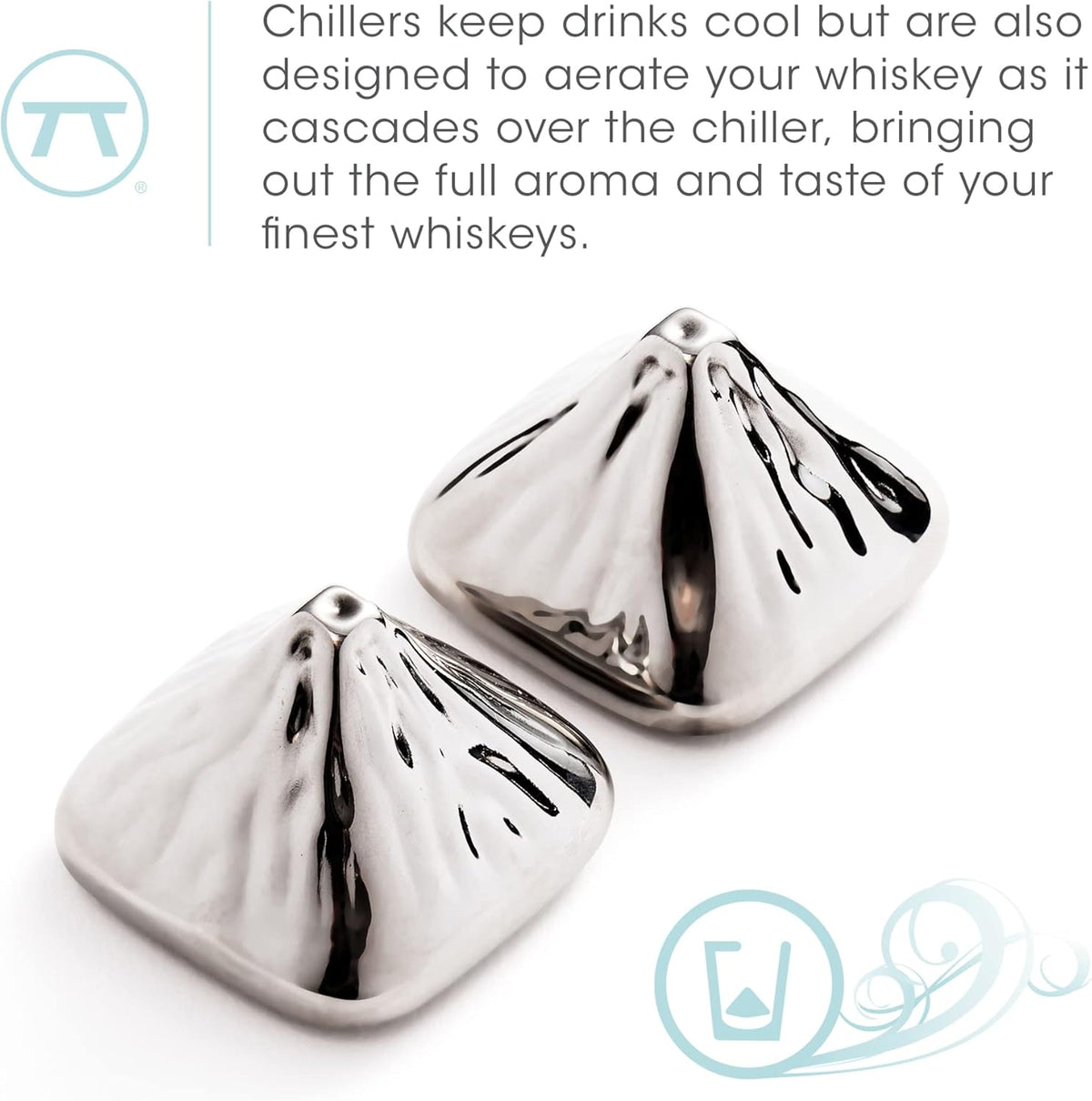 Outset Set of 2 Mountain Top Whiskey Chillers