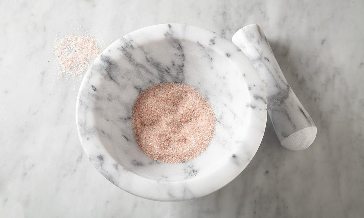 Fox Run Oversized White Marble Mortar & Pestle