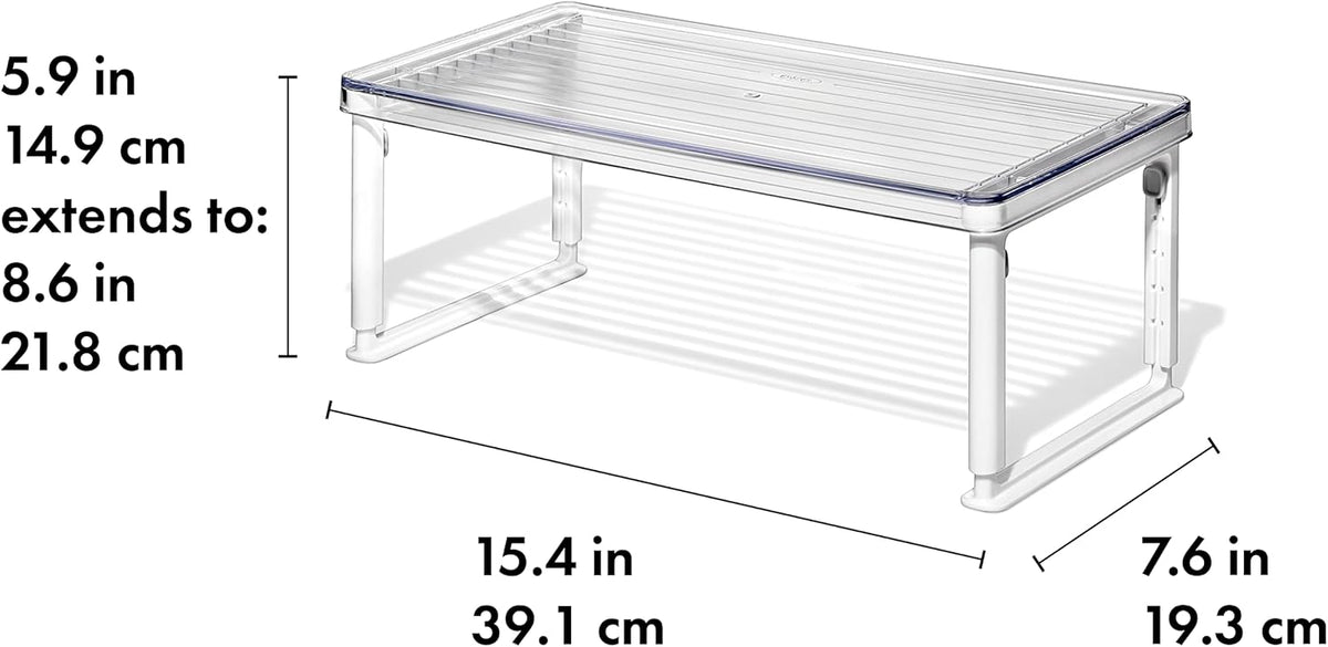 OXO Good Grips Fridge Shelf Riser Adjustable