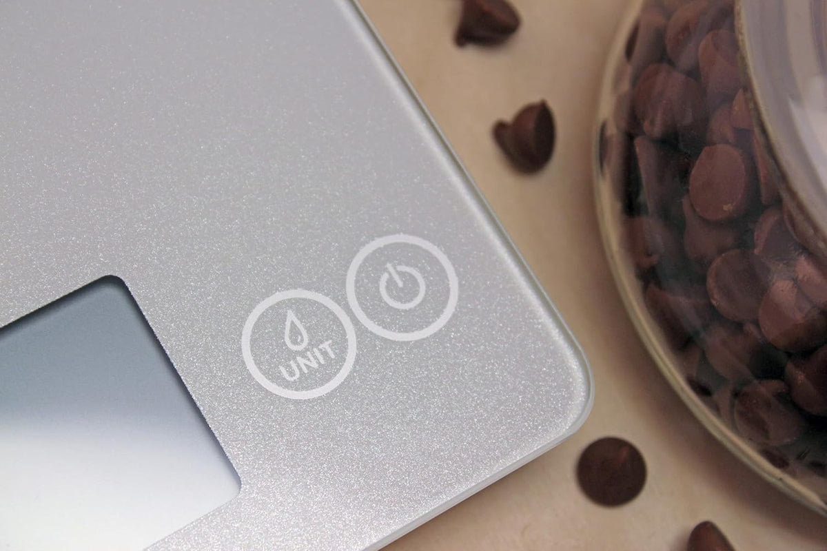 Escali Arti Digital Glass Kitchen Scale Frost White