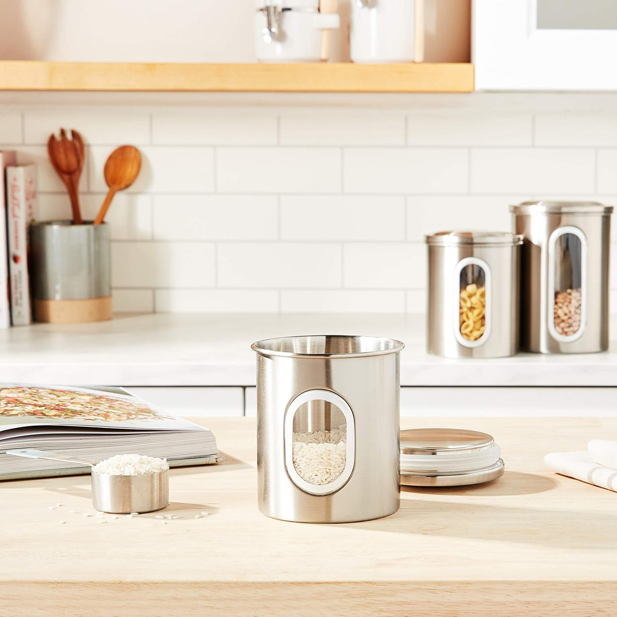 Fox Run Stainless Steel Canister Set of 3