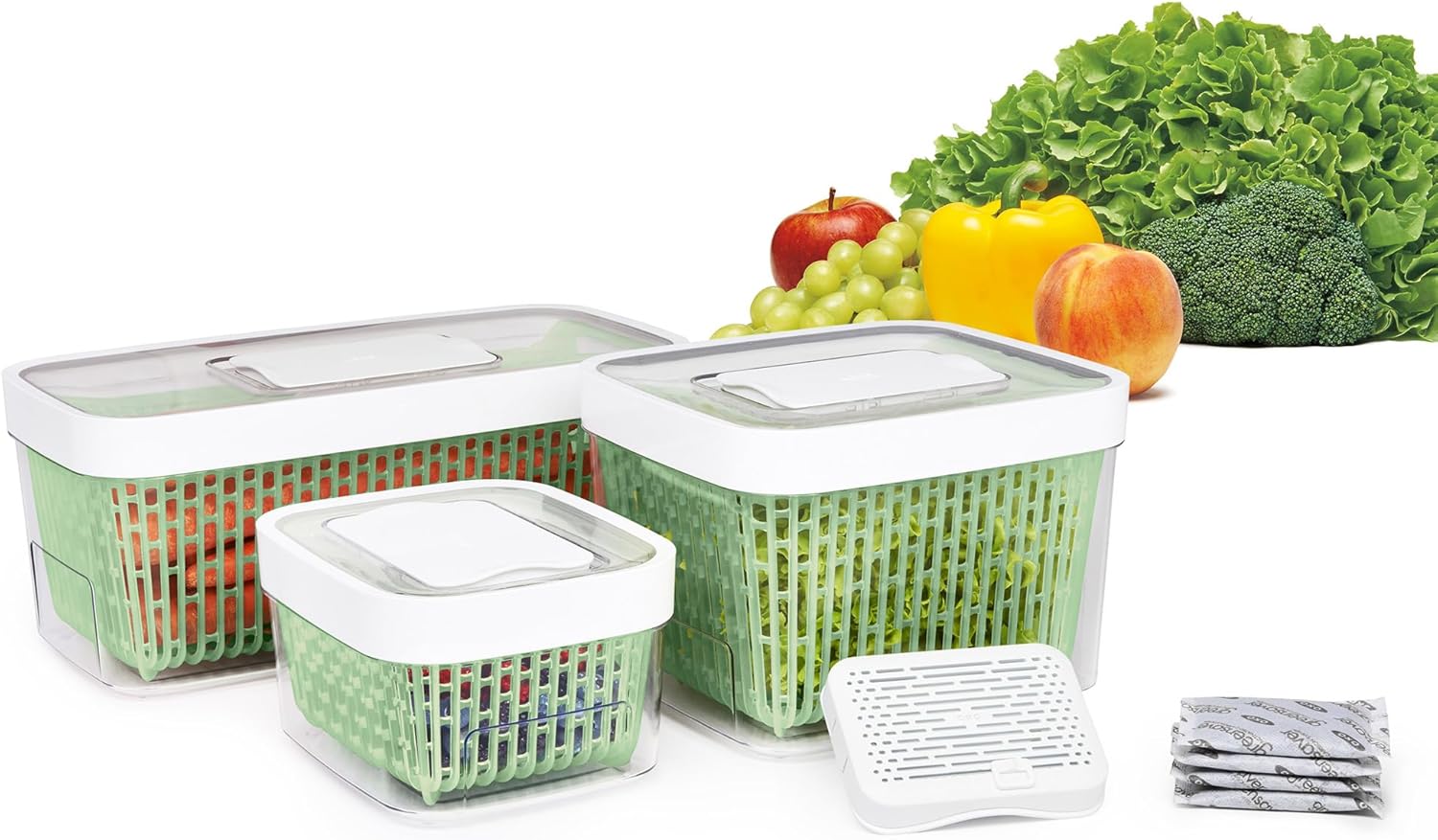 OXO Good Grips GreenSaver Carbon Filter Refills 4-Pack