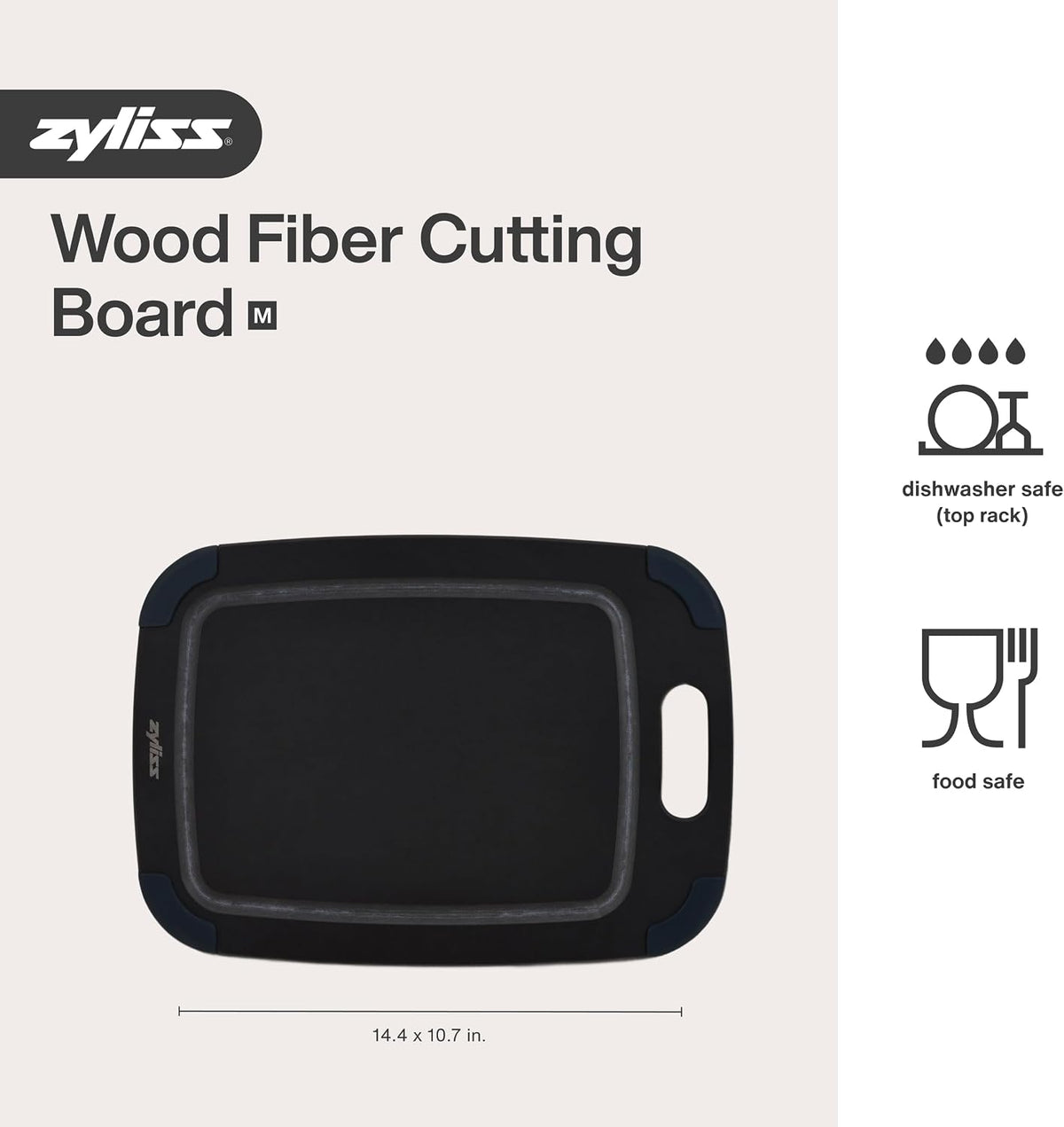 Zyliss Wood Fibre Cutting Board – Small