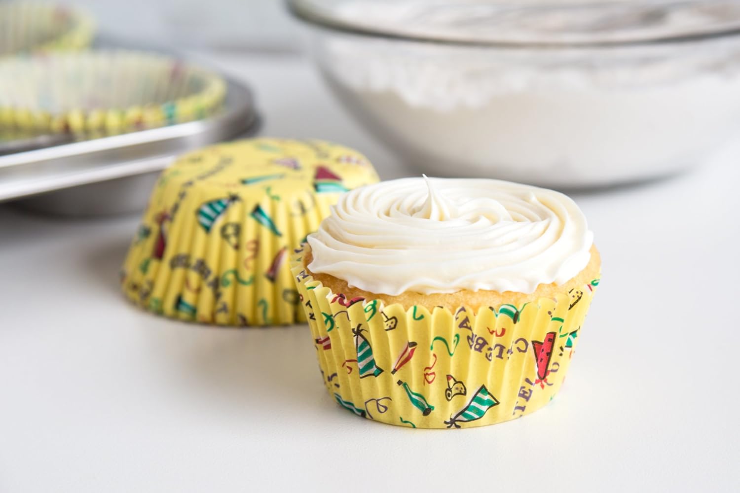 Fox Run Celebrate Bake Cups - 50 Pack
