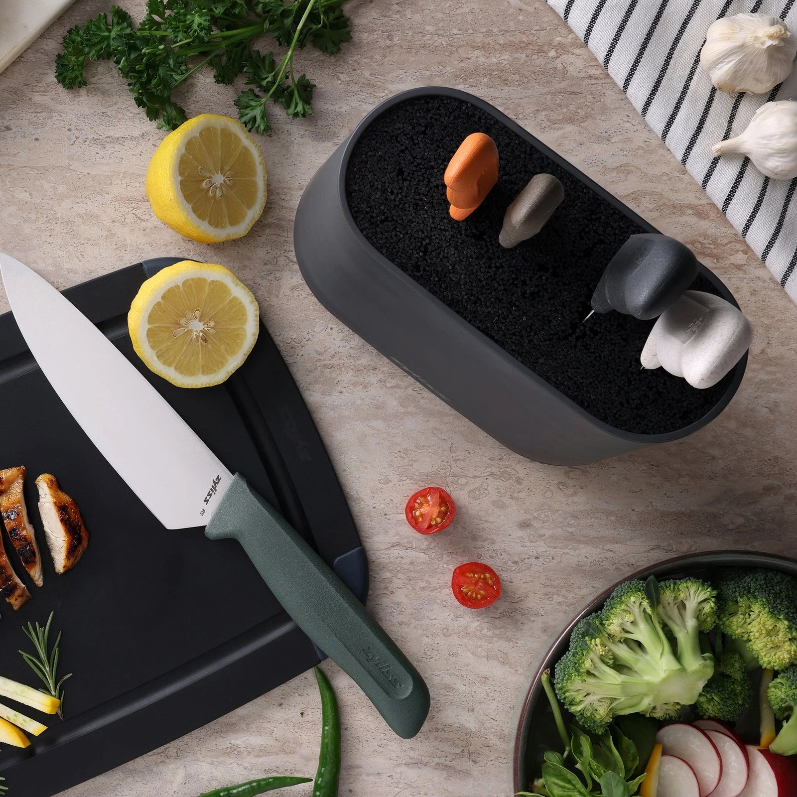 Zyliss 6 Piece Universal Knife Block Set
