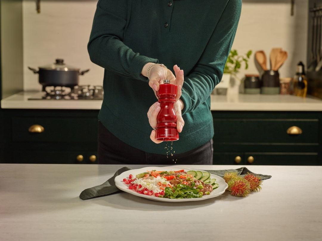 Cole & Mason London Salt Mill – Red Acrylic