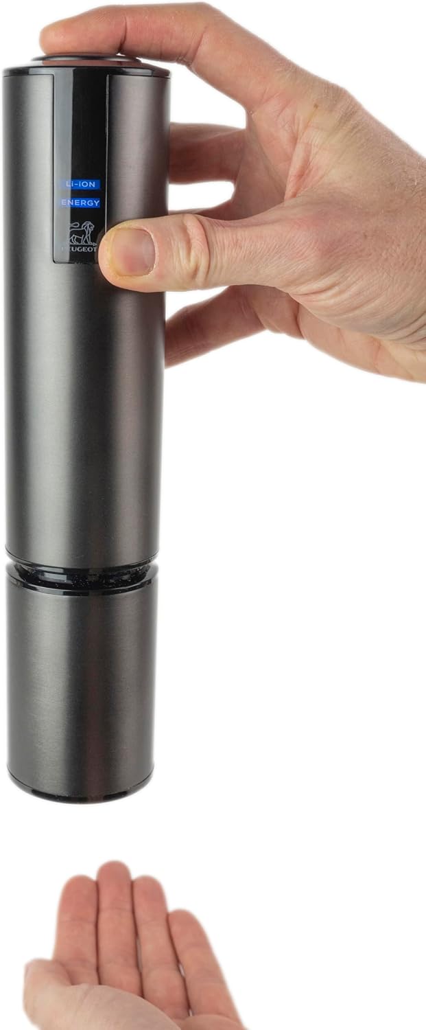 Peugeot Elis Touch Electric Rechargeable Corkscrew Carbone
