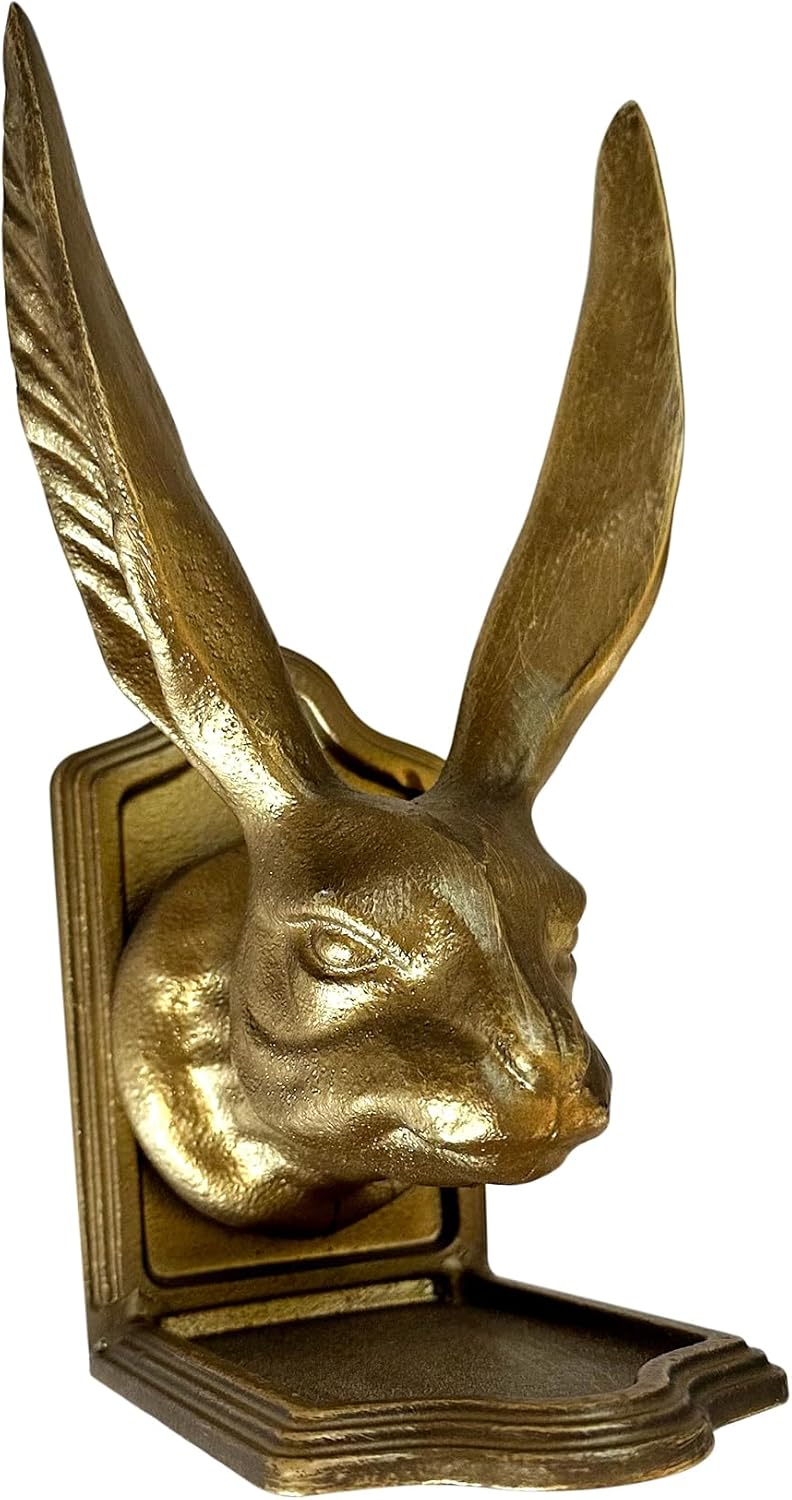 Fox Run Rabbit Iron Bookends, Set of 2
