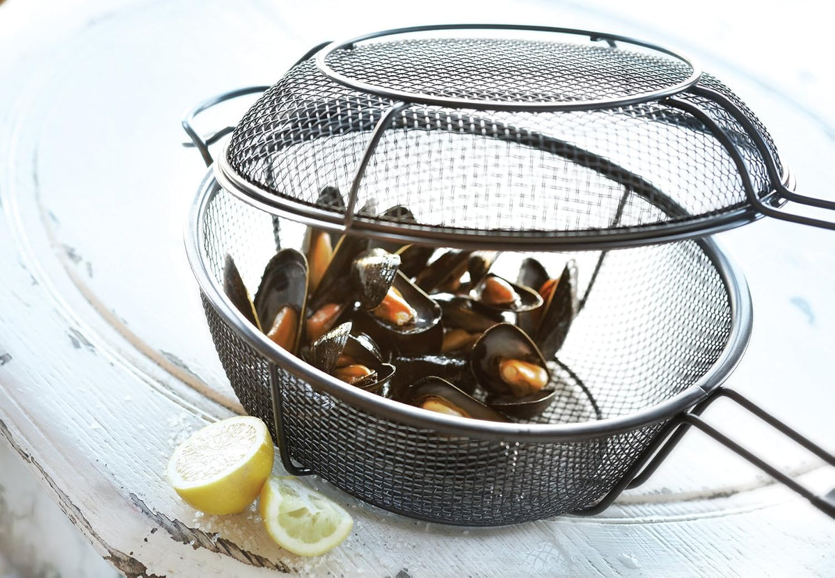Outset Dual Skillet/Shaker Basket Nonstick