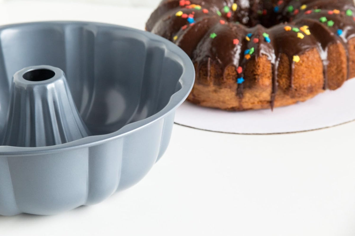 Fox Run Fluted Cake Pan with Center Tube