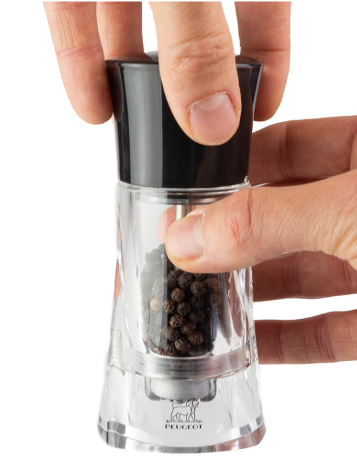 Peugeot Molene Black 14cm Pepper Mill by Kitchen Niche