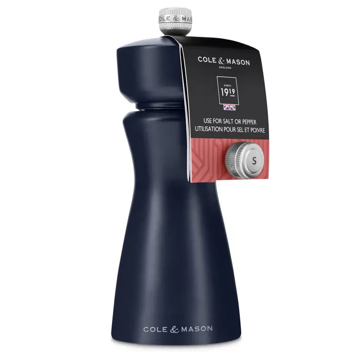Cole & Mason Kenton Salt/Pepper Mill – Persian Blue – 6" / 15 cm