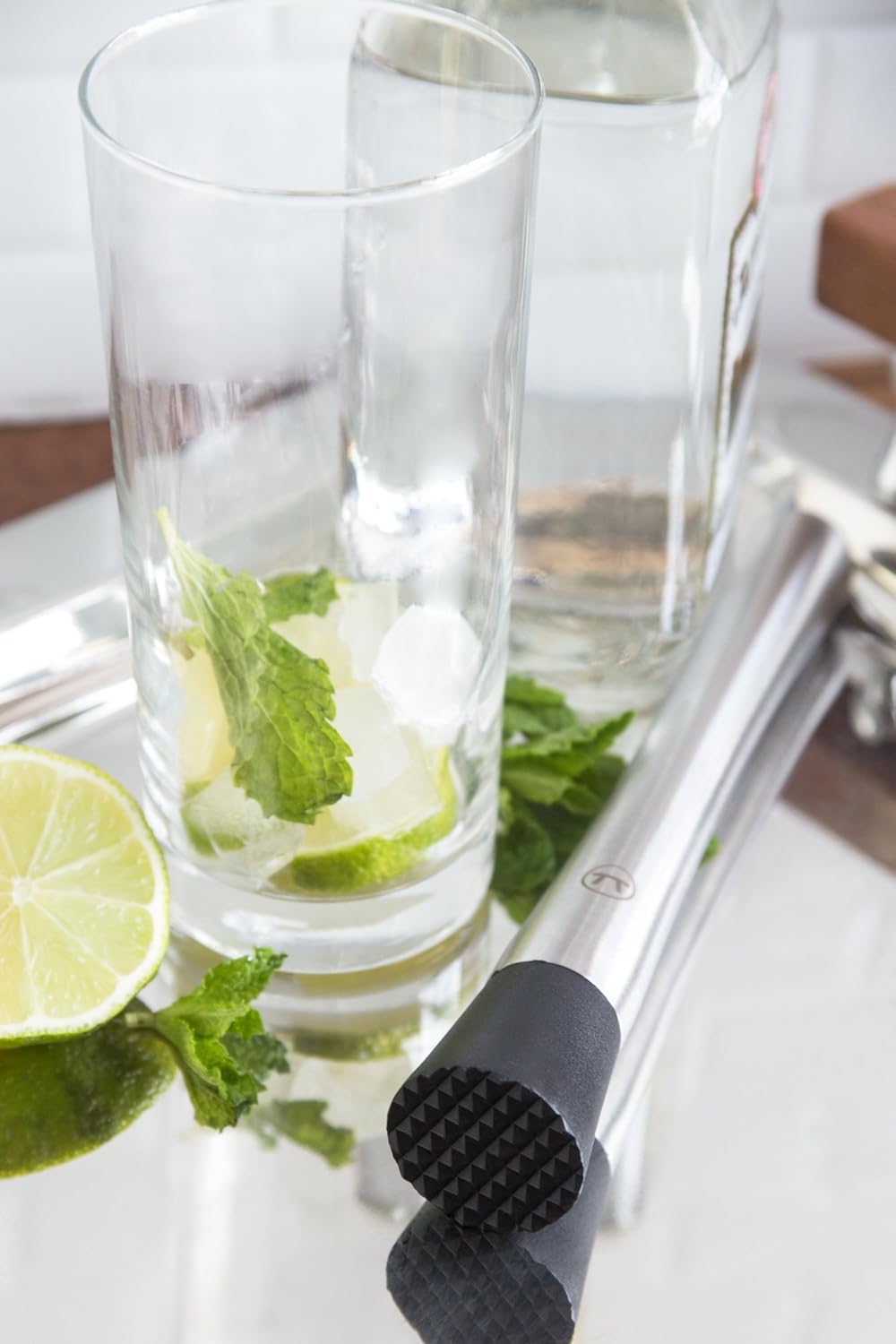 Outset Stainless Steel Cocktail Muddler