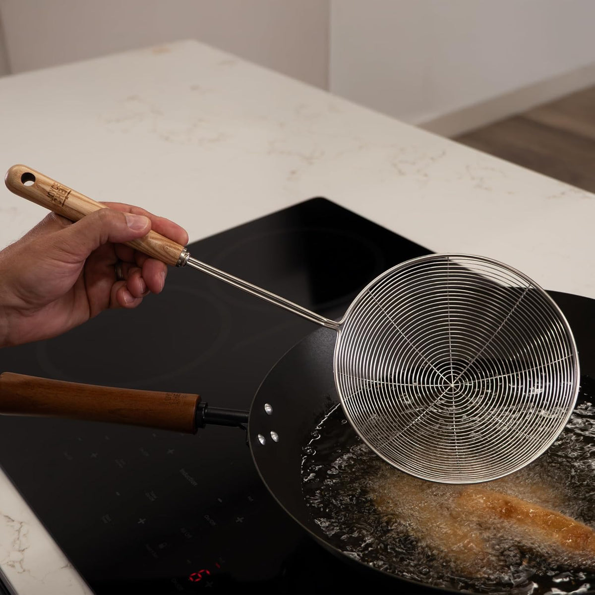 Joyce Chen Deluxe Stainless Steel Spider Strainer – 7"