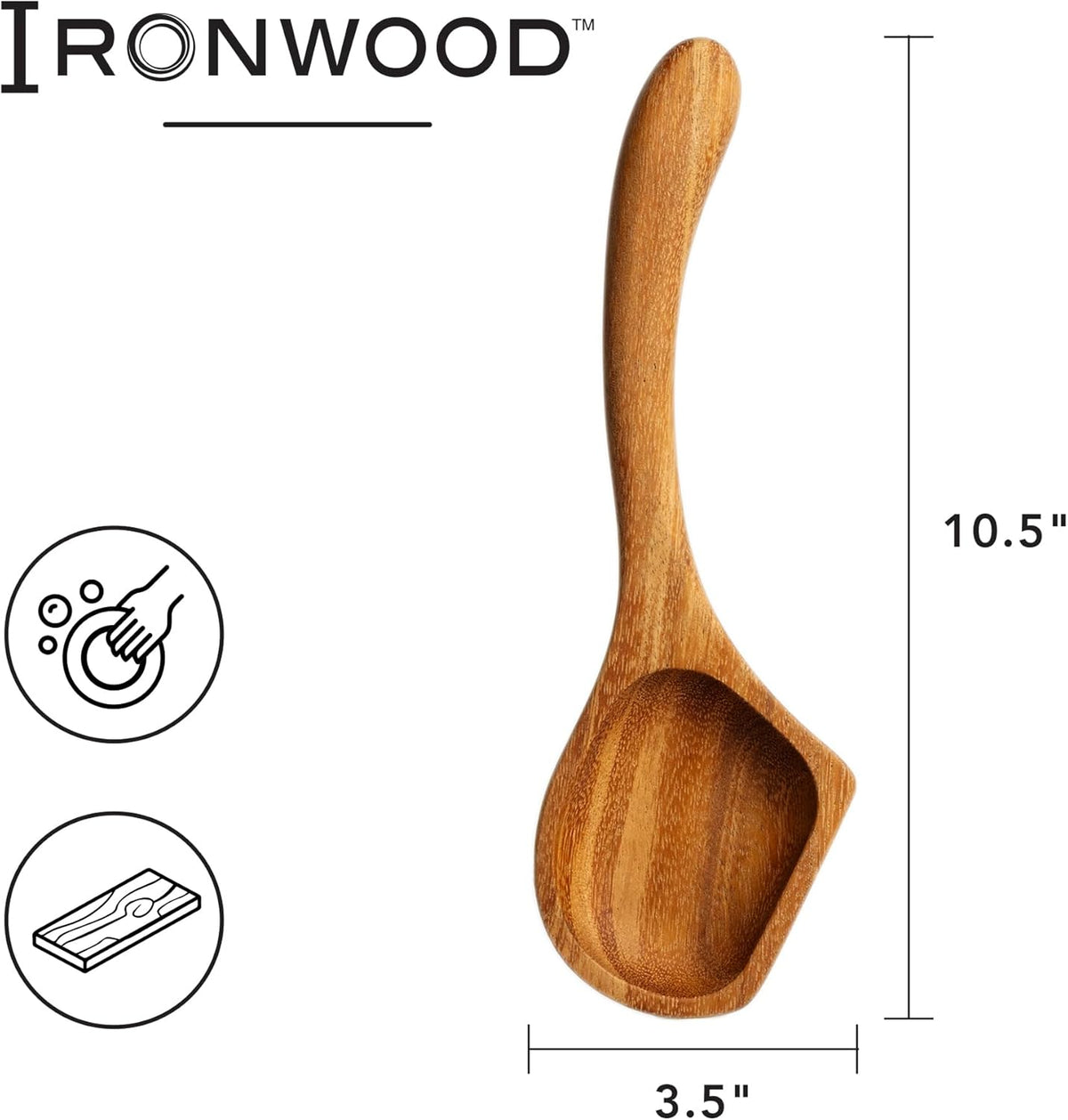 Ironwood Acacia Wood Cooking Spoon