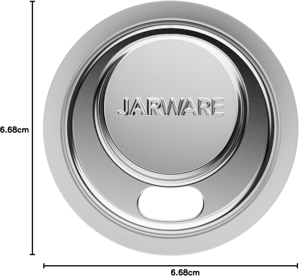 Jarware Stainless Steel Drink Lids Set of 2