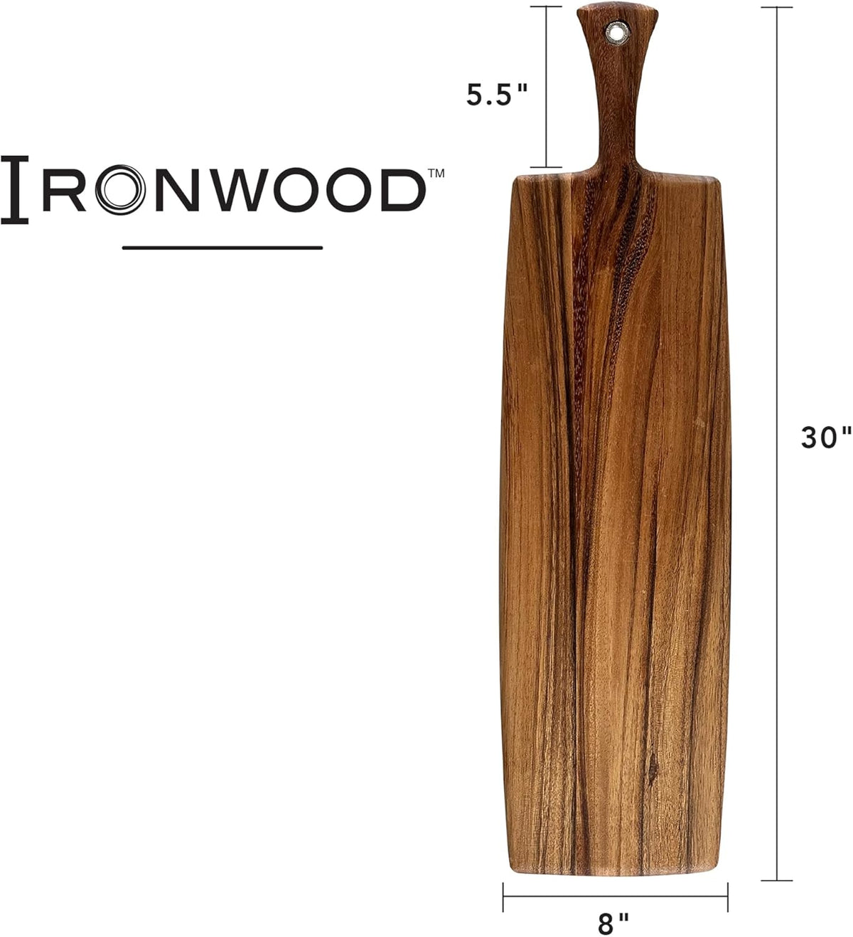 Ironwood Provencale XL Acacia Wood Rectangular Paddleboard