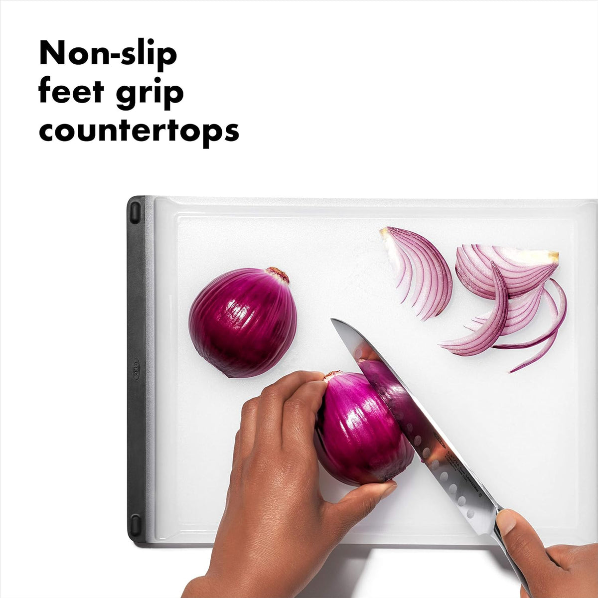 OXO Good Grips Cutting Board 9 x 12.8-Inch White