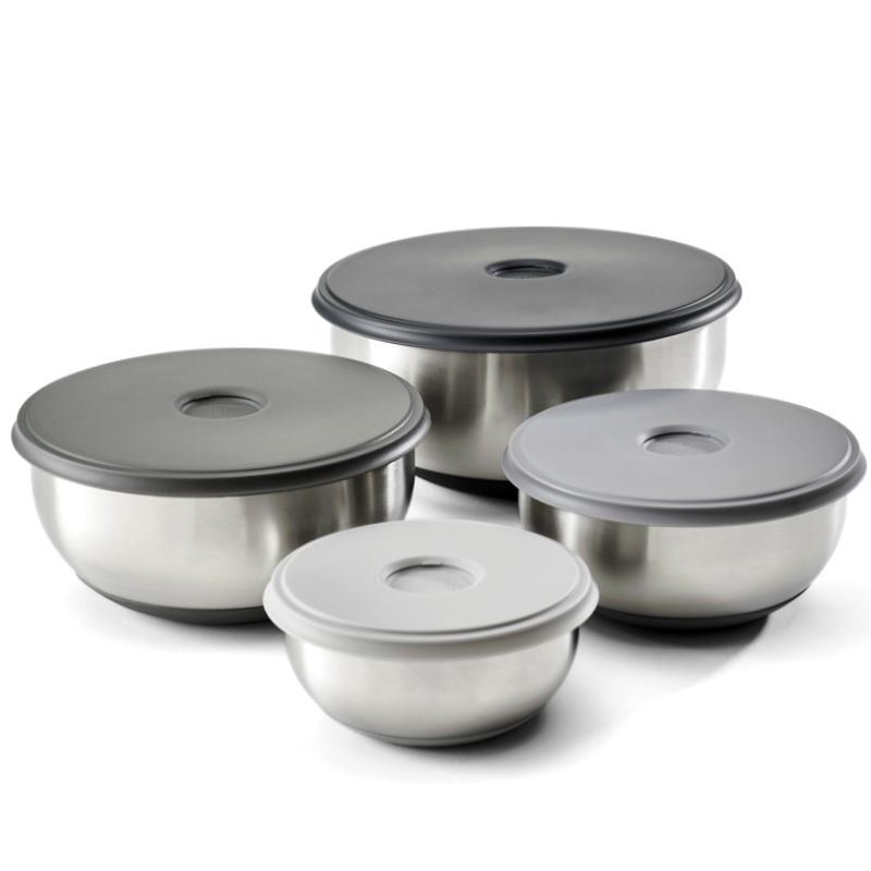 Joseph Joseph Nest Prep Mixing Bowl Set – 4-Piece – Stainless Steel