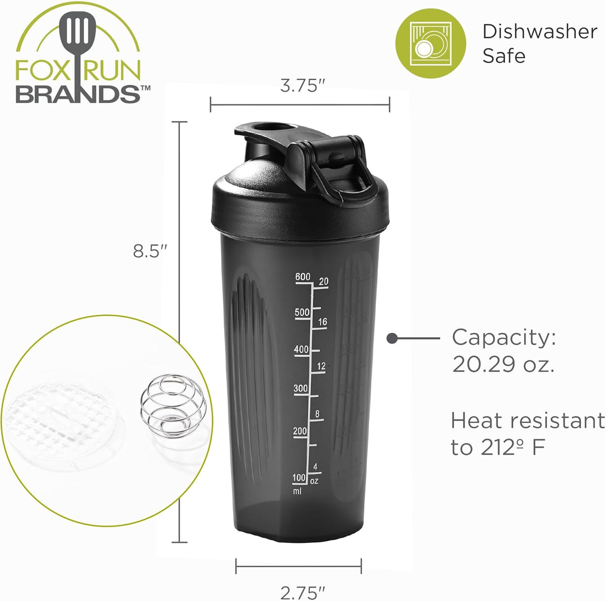 Fox Run 20 oz Blending Bottle