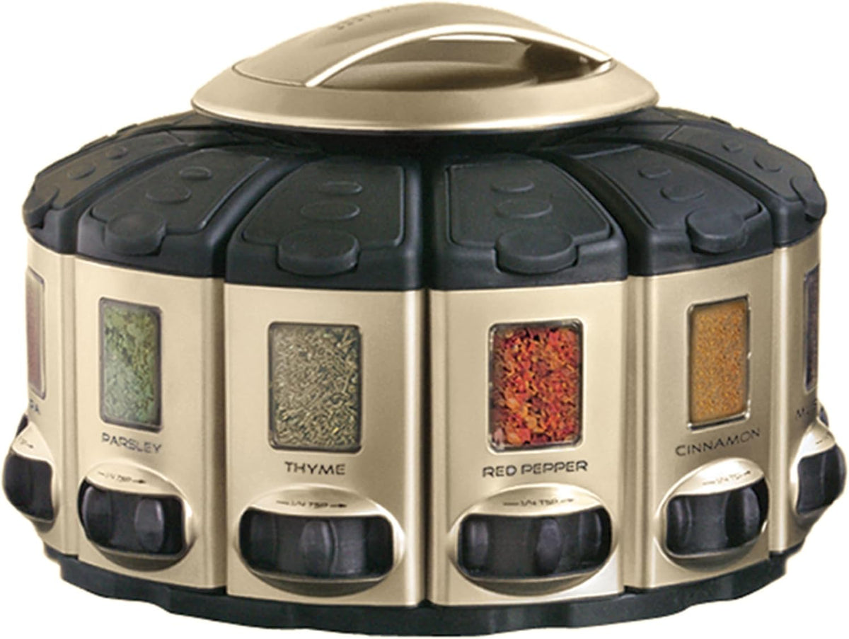 KitchenArt Satin Select-A-Spice Auto-Measure Spice Carousel