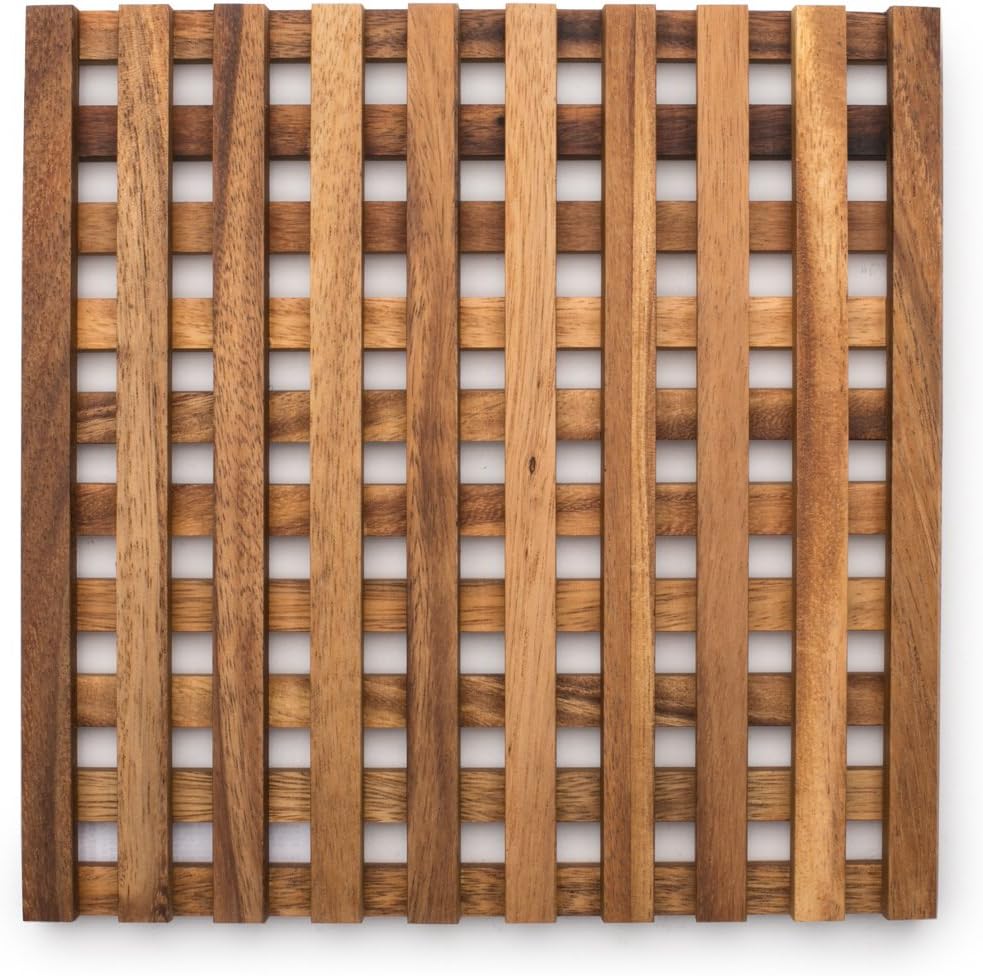 Ironwood Acacia Wood Large Venetian Trivet