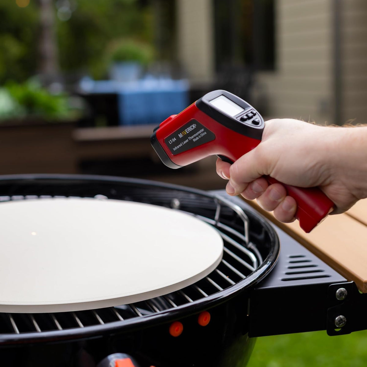 Maverick Infrared BBQ Surface Thermometer Red and Black