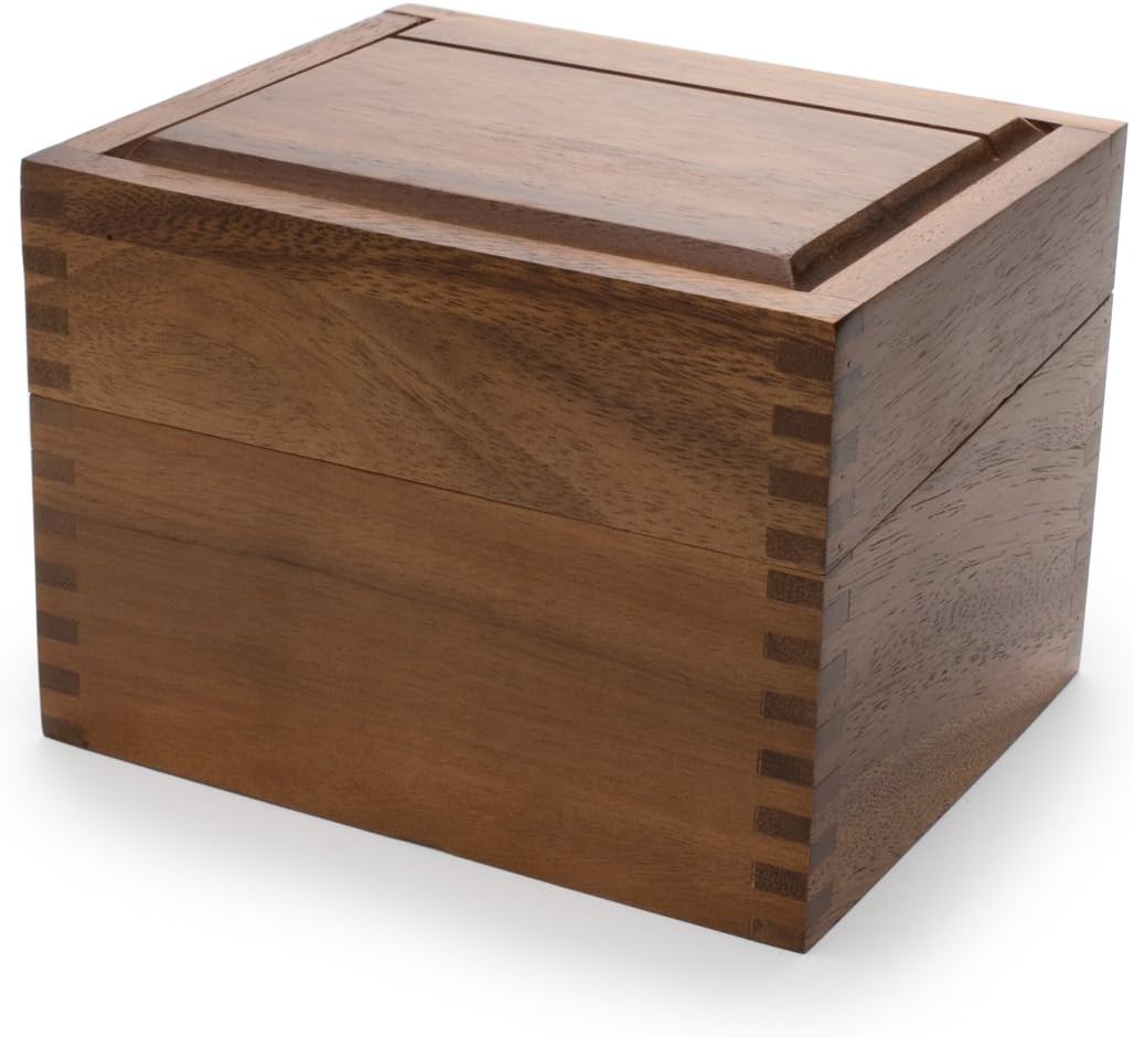Recipe Box – Acacia Wood
