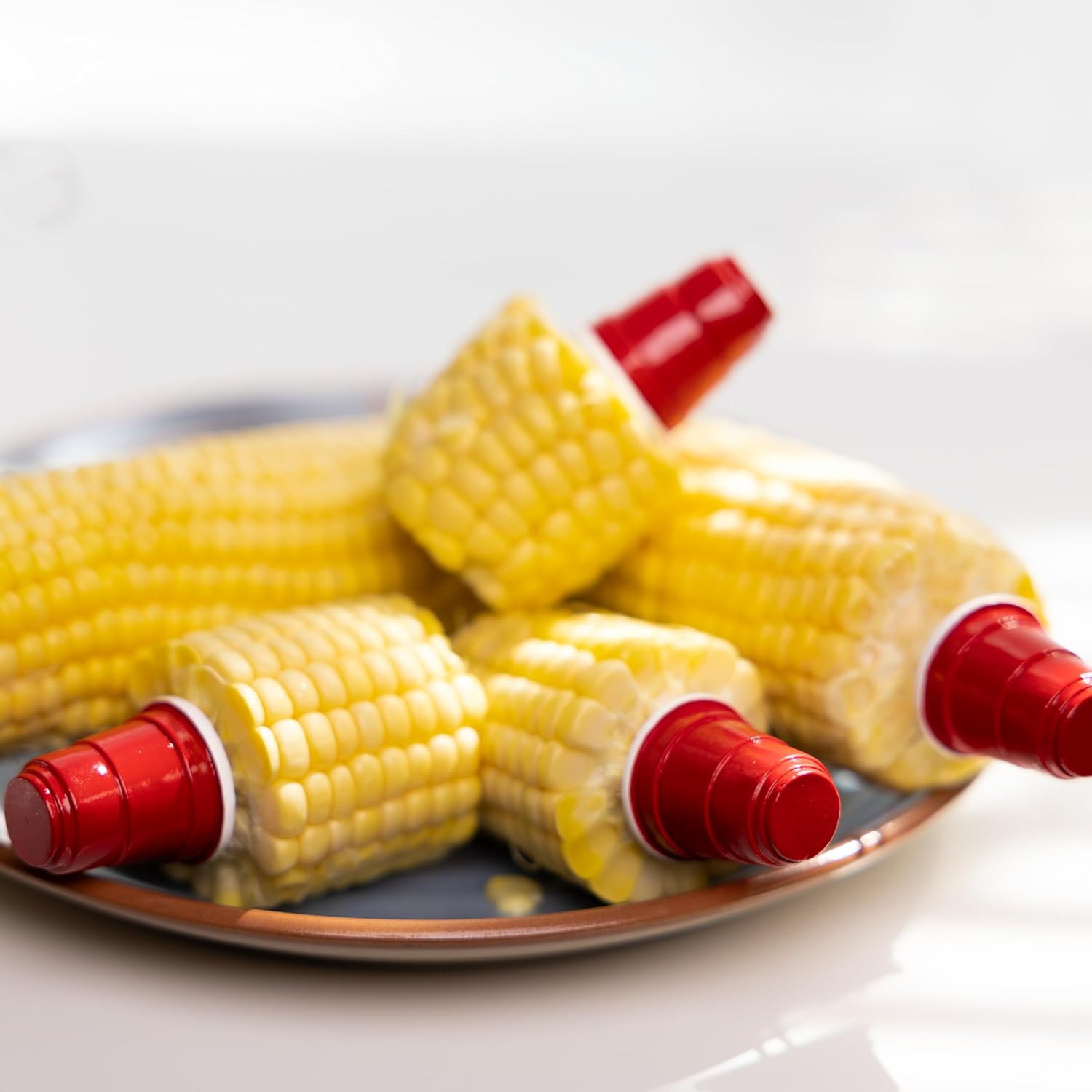 Outset Red Party Cup Corn Holders – 8 Piece Set