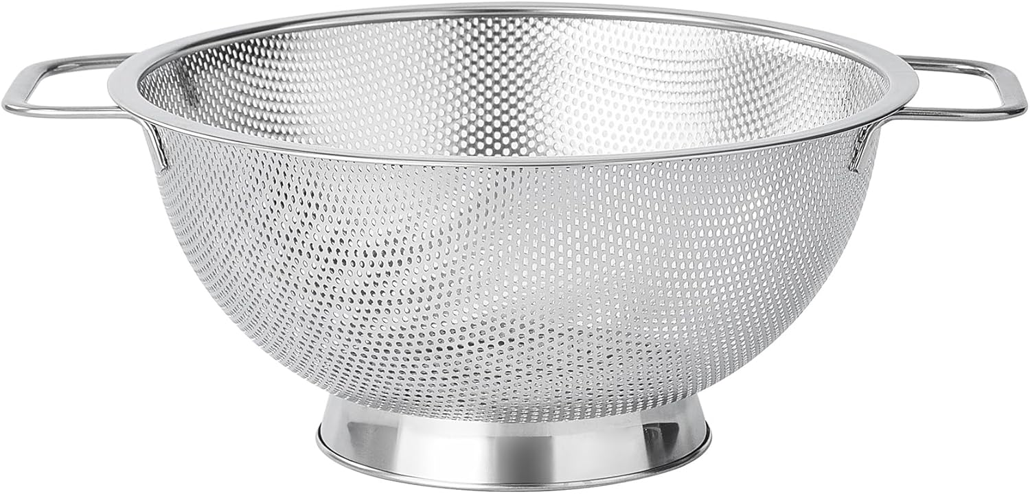 Fox Run Stainless Steel Pasta Strainer Colander