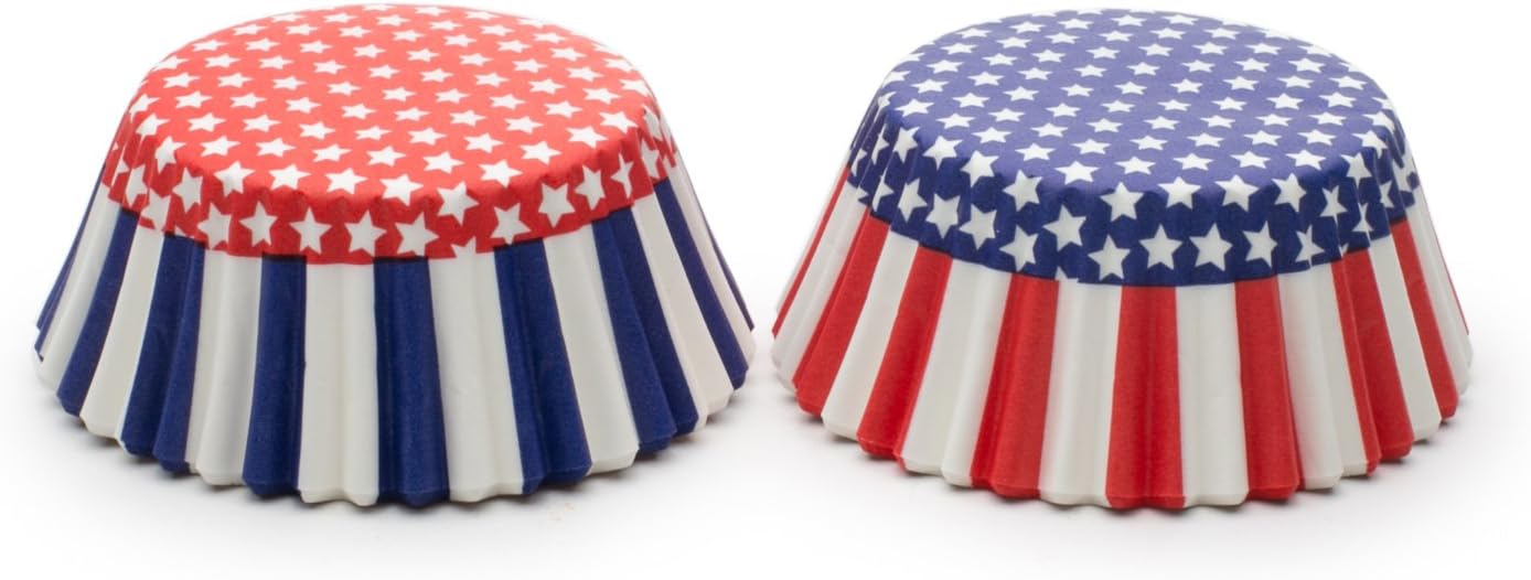 Fox Run Patriotic United States Baking Cup Set of 50